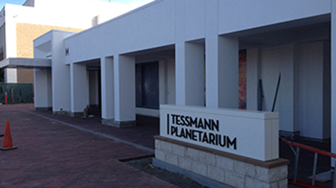 Tessman Plantetarium sign 